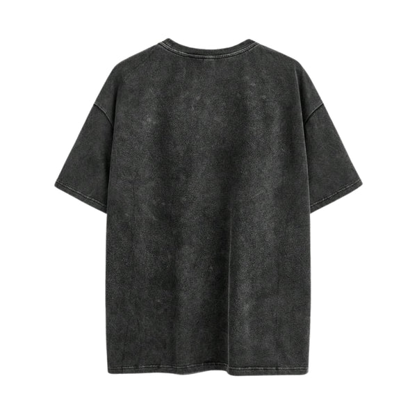 Black Acid Washed Oversized T-Shirt